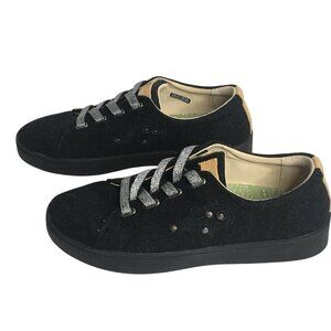 Revitalign Women's Malibu Sparkle Black Slip On Orthopedic Sneakers Size 8.5